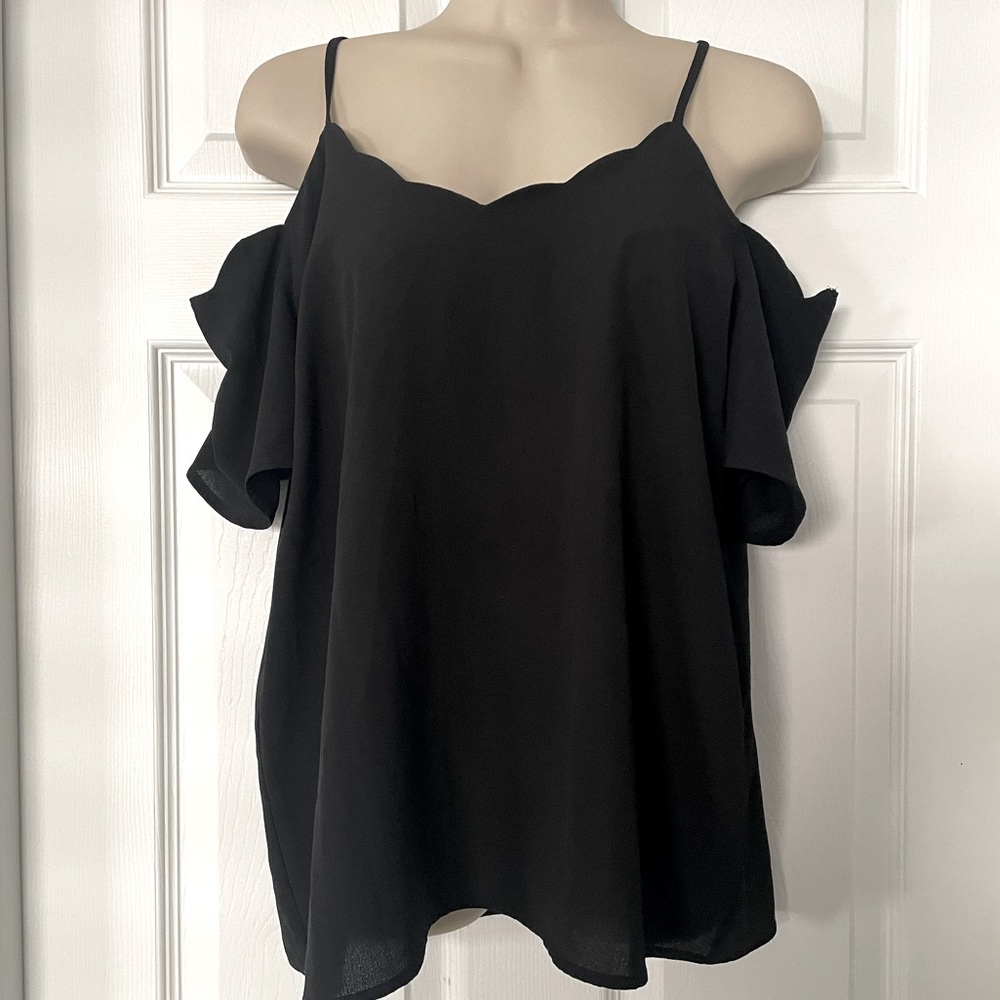Black Cold Shoulder Dress